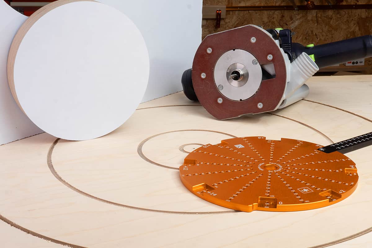 UJK 1/4" Circle Cutting Jig