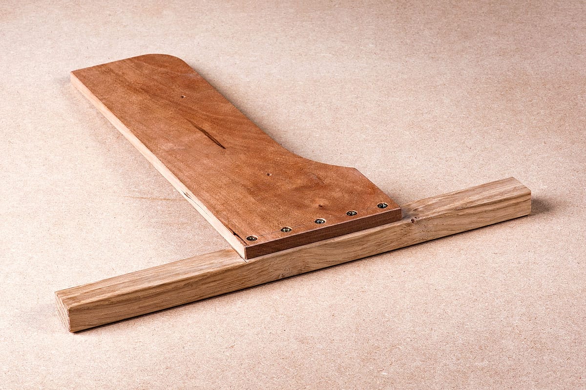 The completed crosscut 'T' square