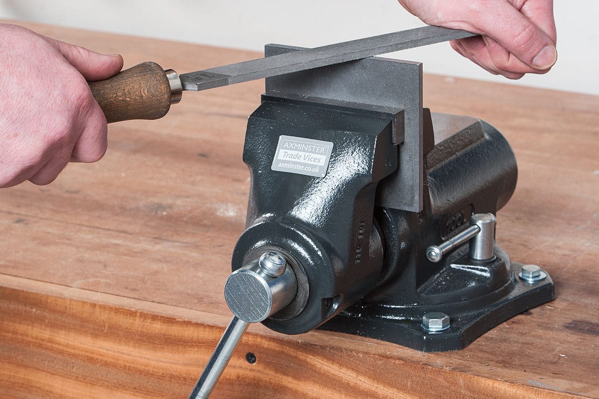 Using a metal file