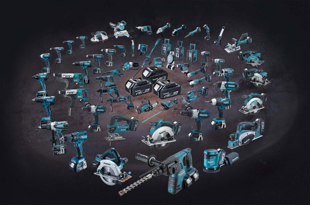 Makita celebrates 100 products powered with just one battery