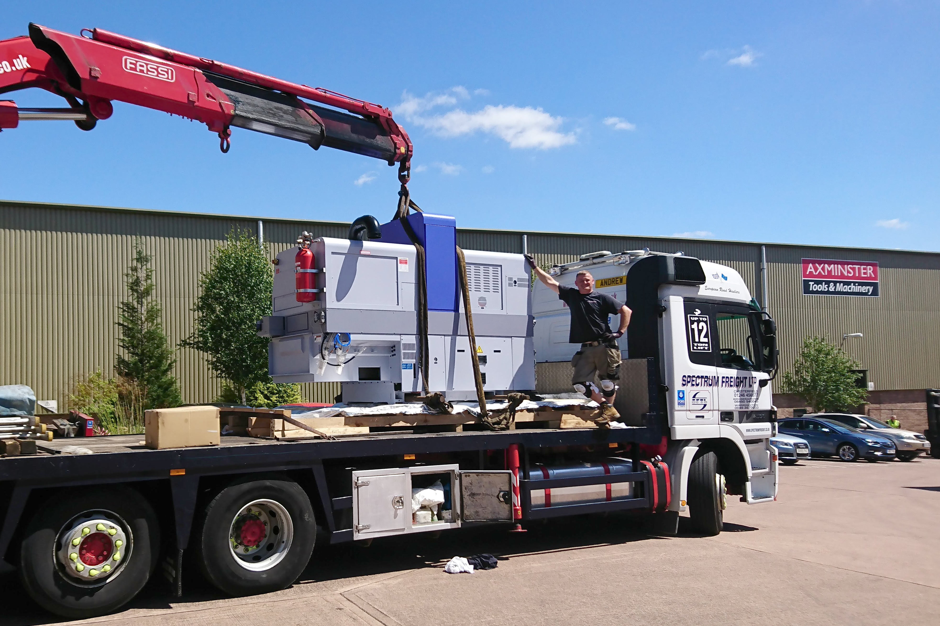 Star Micronics’ delivery and commissioning team arriving