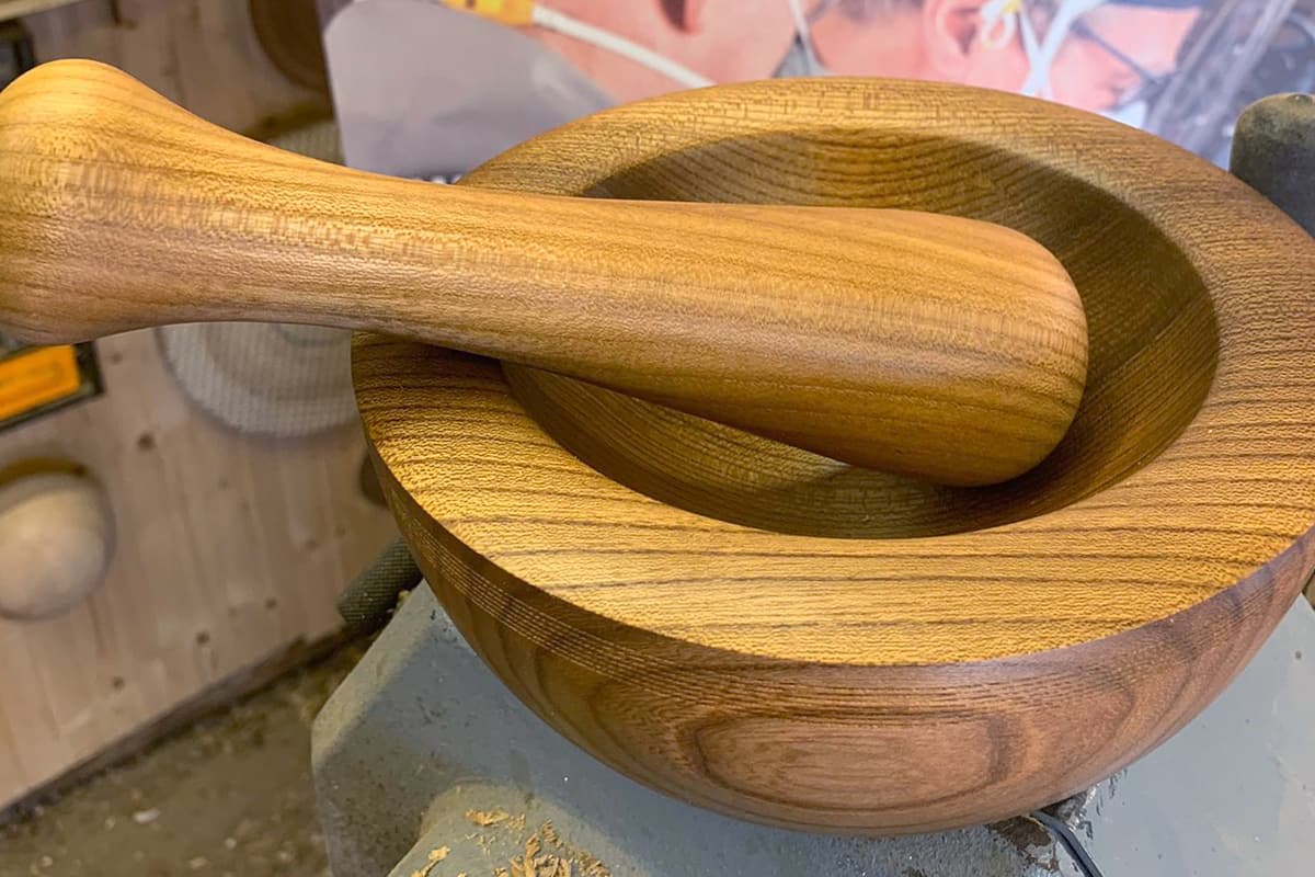 How to make a pestle and mortar