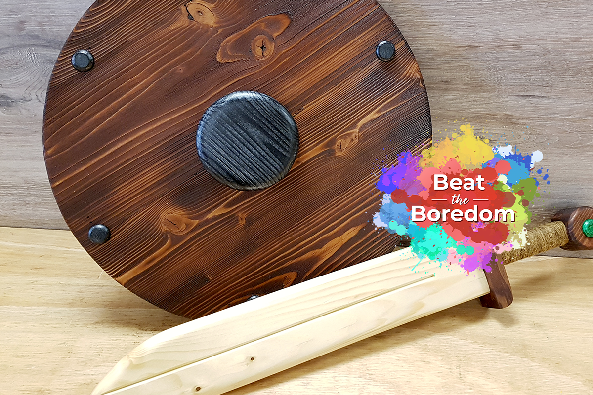 Beat The Boredom | Woodworking Projects For Kids – Sword and Shield ...