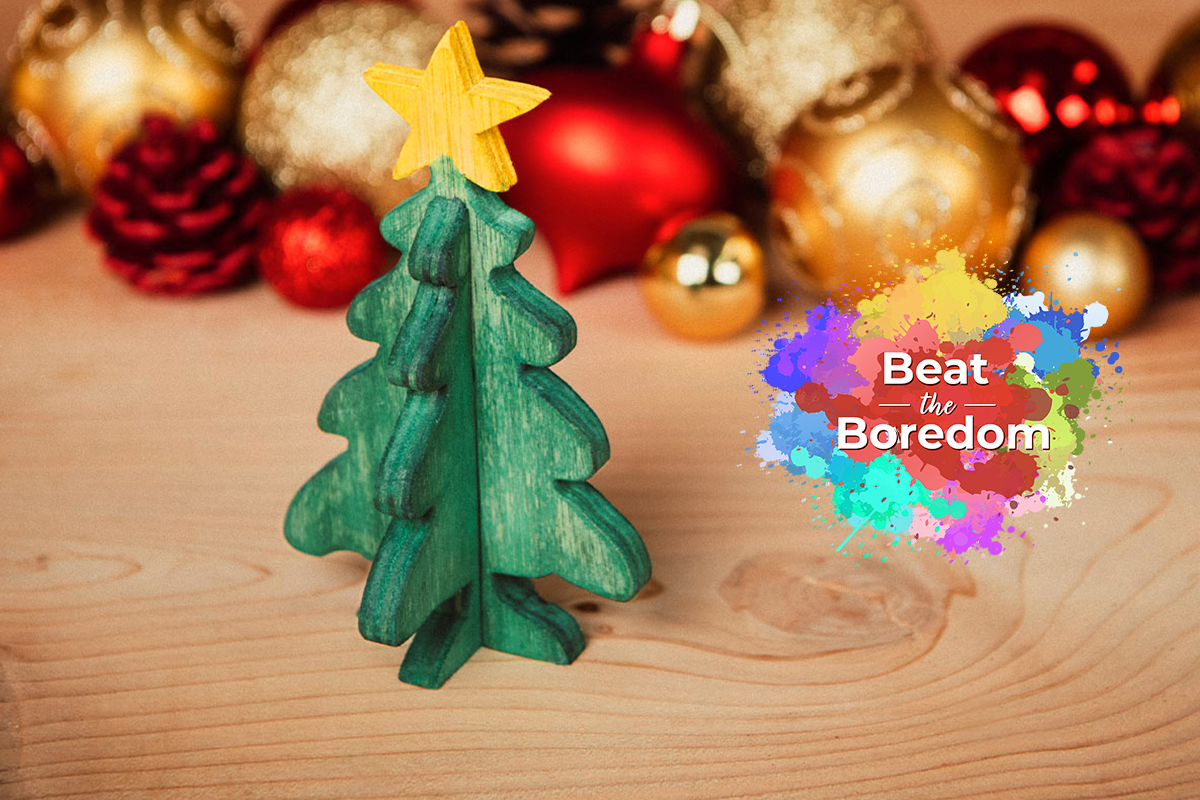 Beat The Boredom | Woodworking Projects for Kids | Slotted Christmas Tree