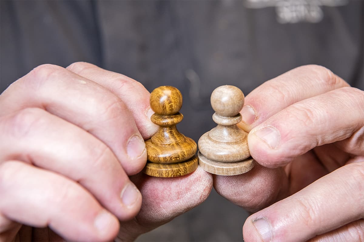 Turning the pawns