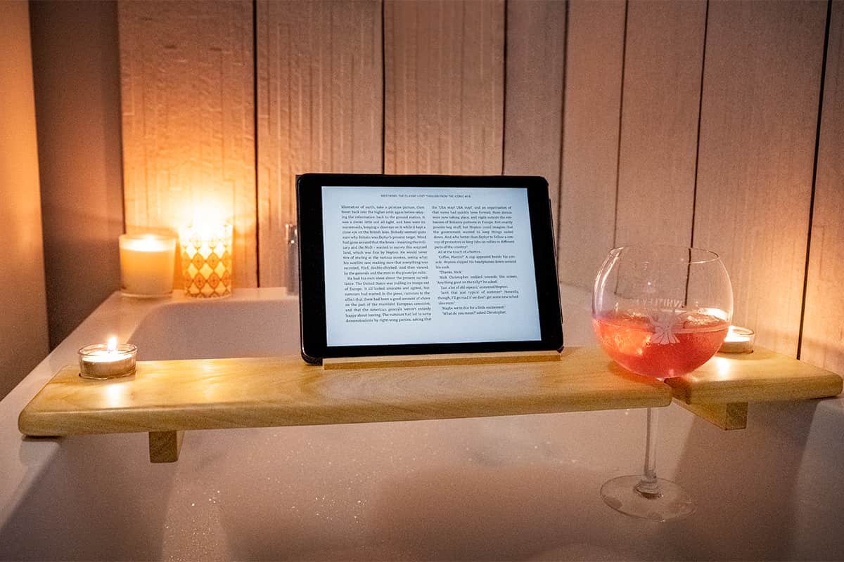 How to make a bath tray