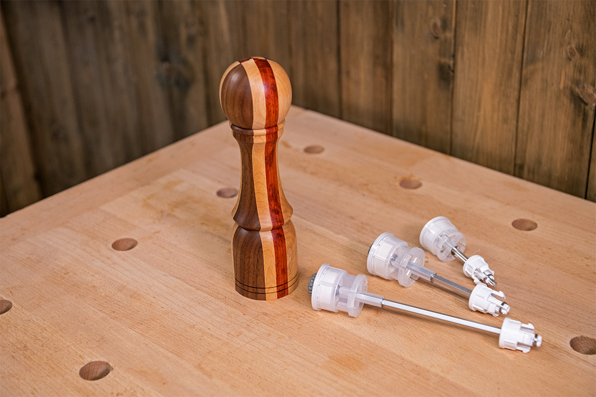 Laminated Salt and Pepper Mills