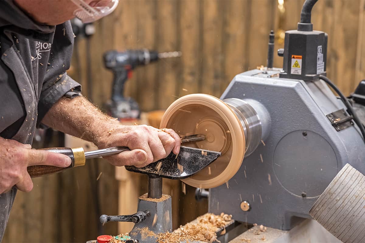 Turning a cut and join bowl