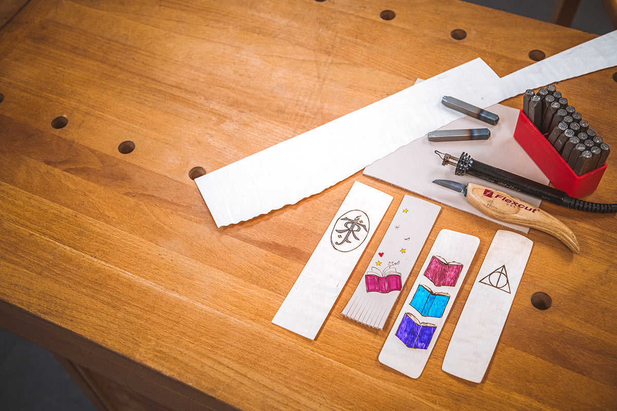 Pyrography Bookmark Header