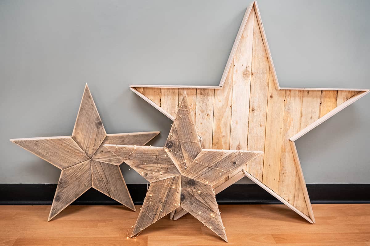 Rustic Wooden Stars