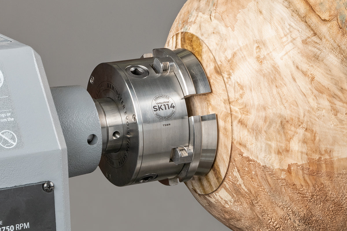 Axminster Evolution SK114 Woodturning Chuck