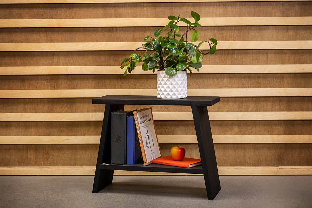 One plank stool project