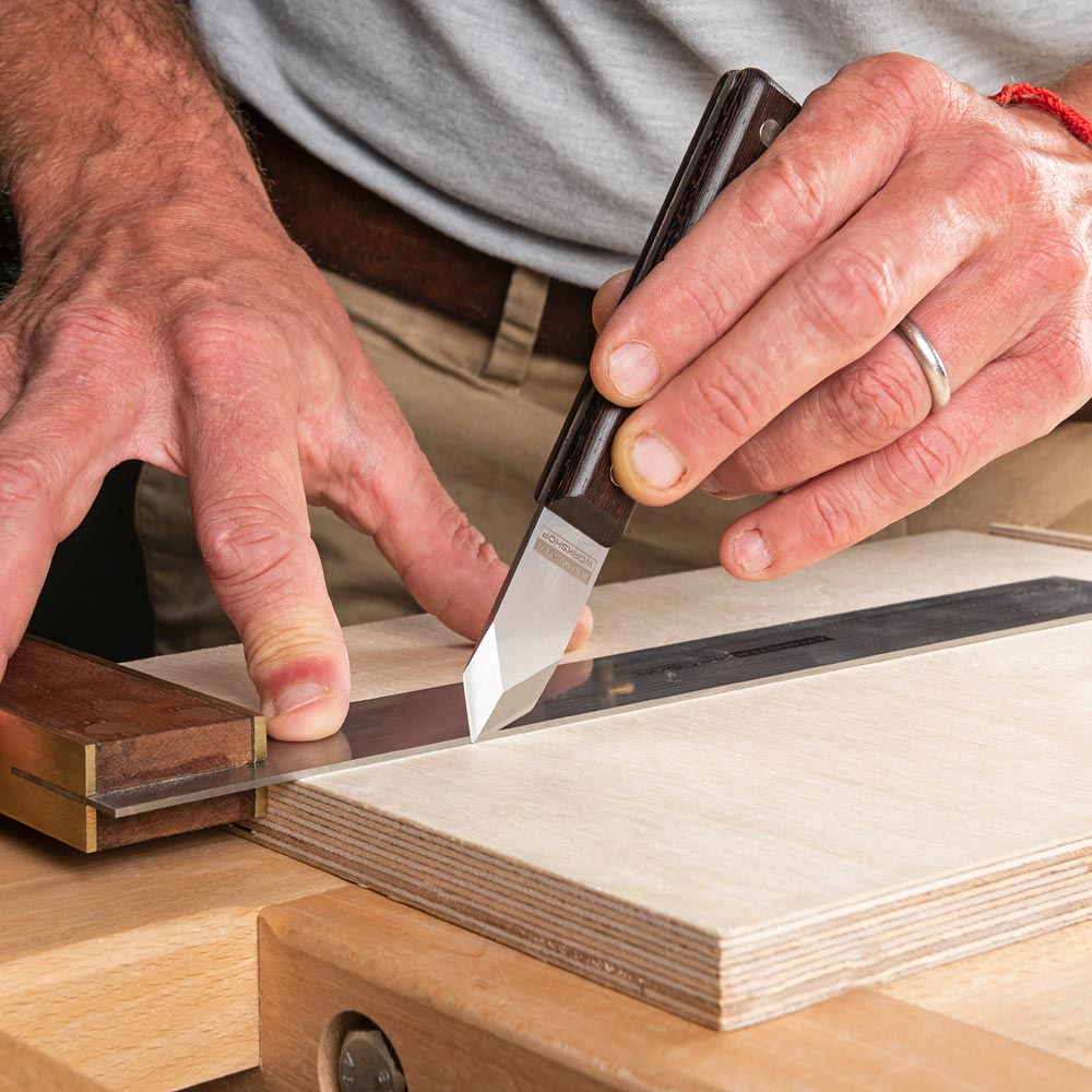 Axminster Double Edge Marking Knife