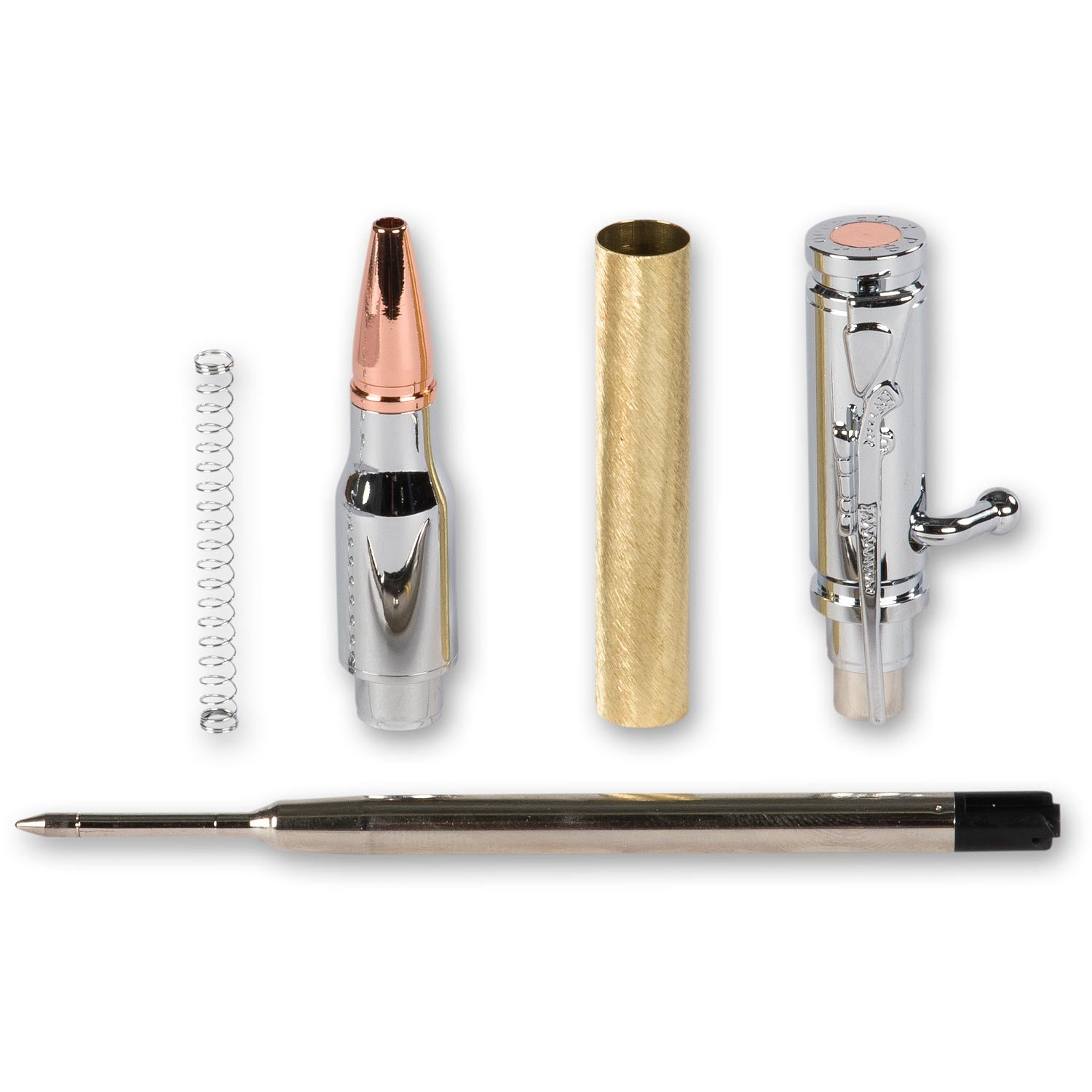 Bolt Action Pen Kit - Chrome