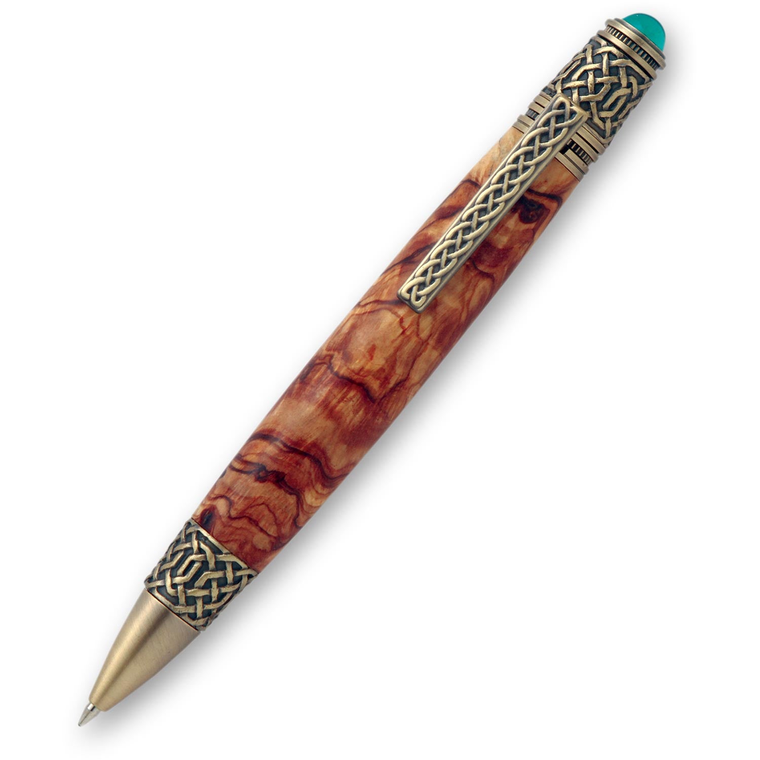 Celtic Twist Pen Kit - Antique Brass