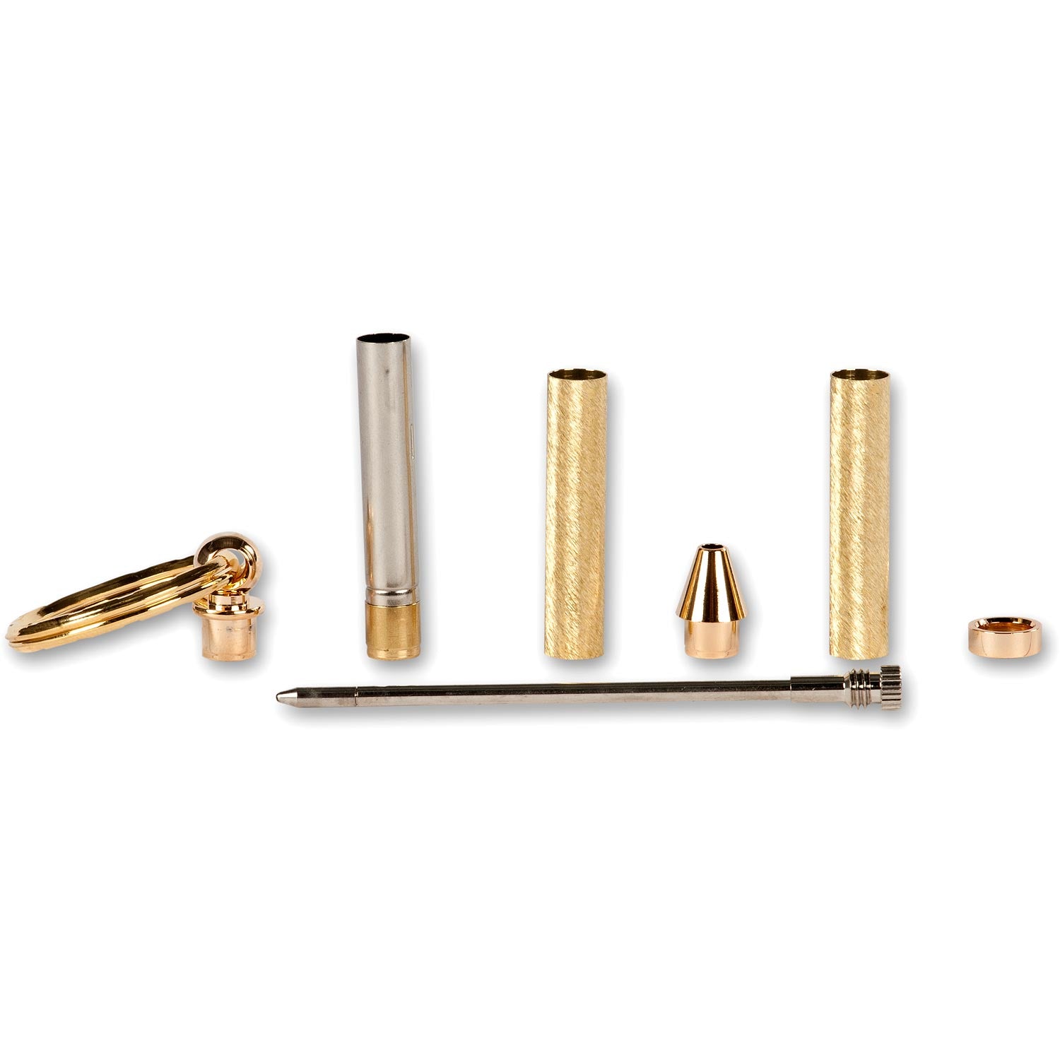 Mini Key Chain Pen Kit - 24kt Gold