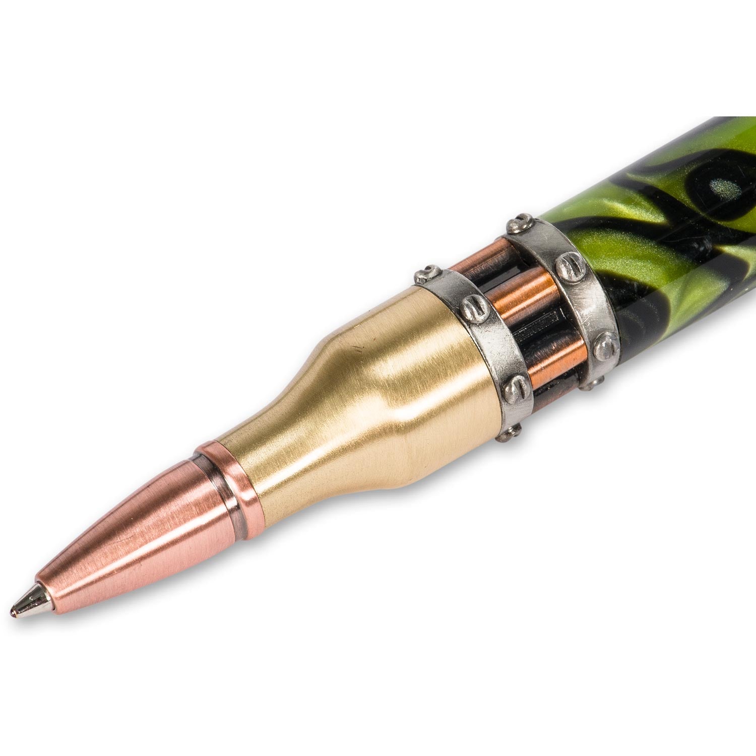 Steampunk Bolt Action Pen Kit - Antique Brass & Copper