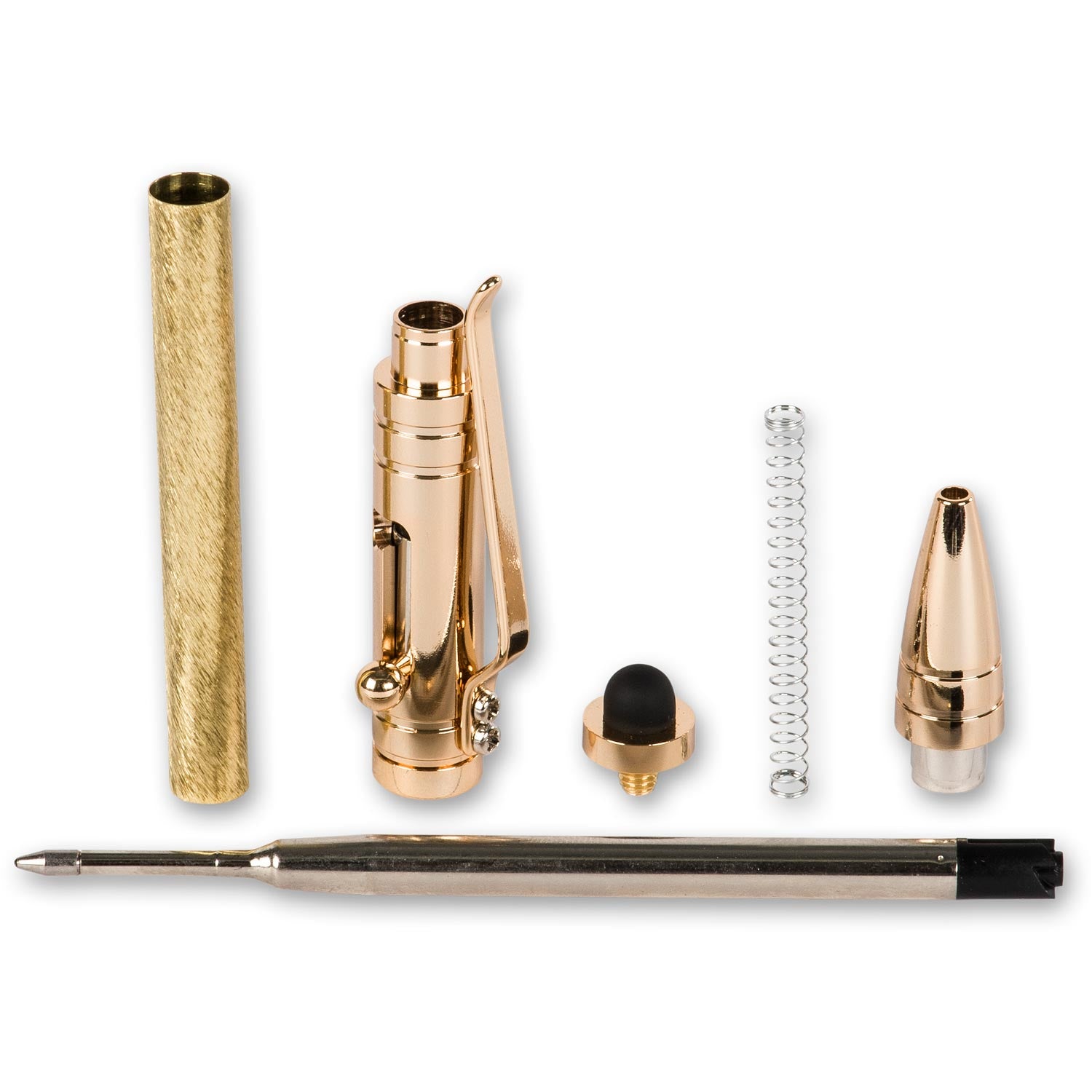Bolt Action Tec-Pen Kit - 24kt Gold