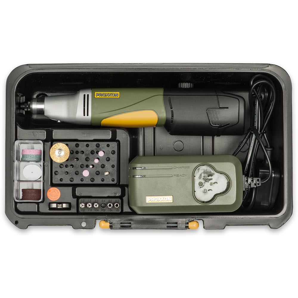 PROXXON IBS/A Cordless Drill/Grinder - 10.8V (2.6Ah)