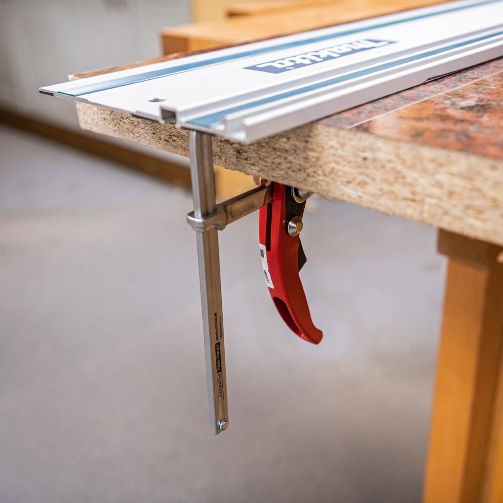 Axminster Quick Lever Guide Rail Clamp 160 x 60mm