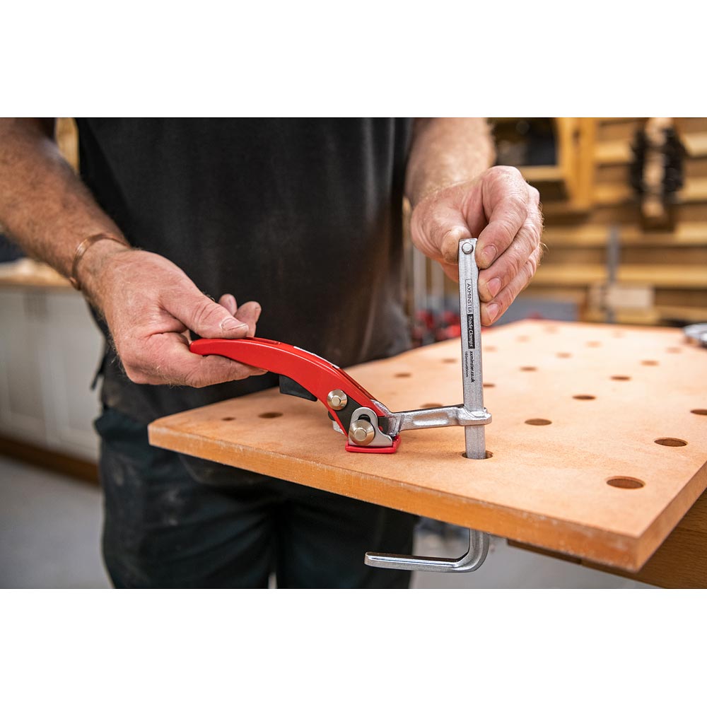 Axminster Quick Lever Guide Rail Clamp 160 x 60mm