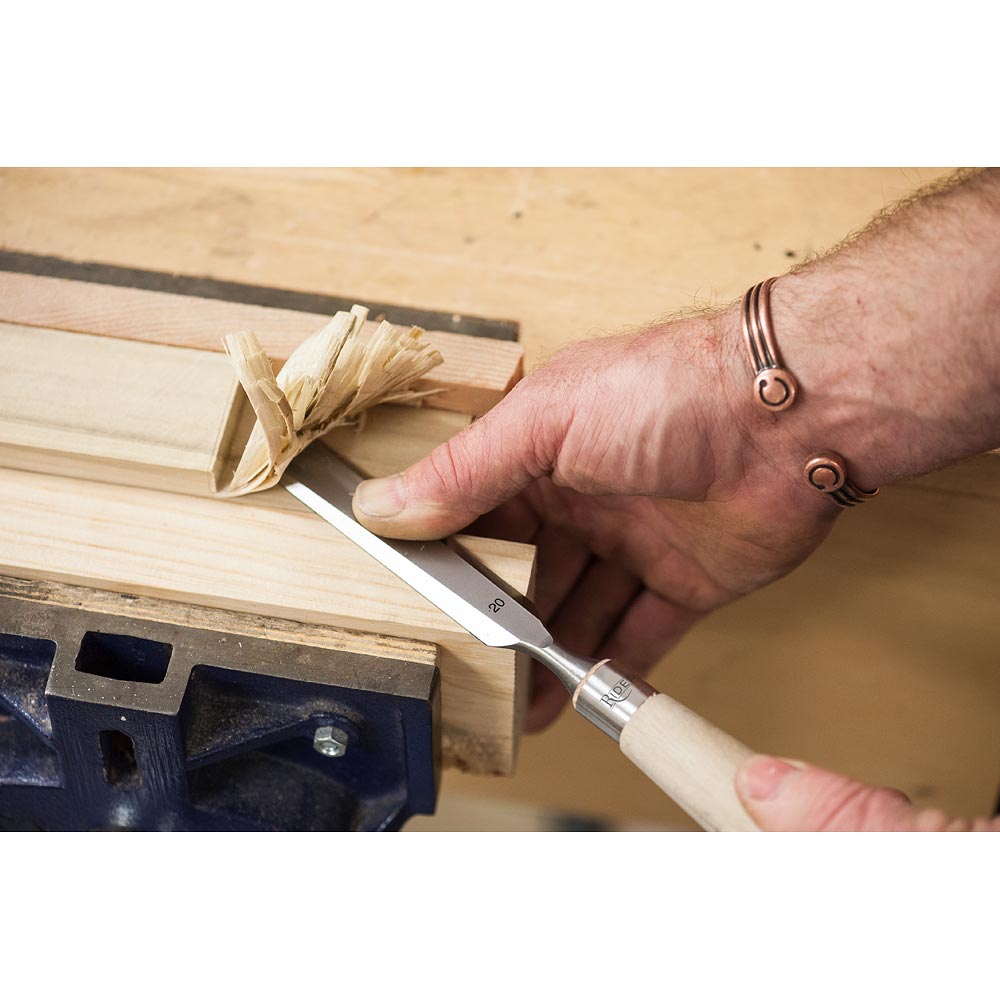 Rider Bevel Edge Chisels, Hornbeam Handles