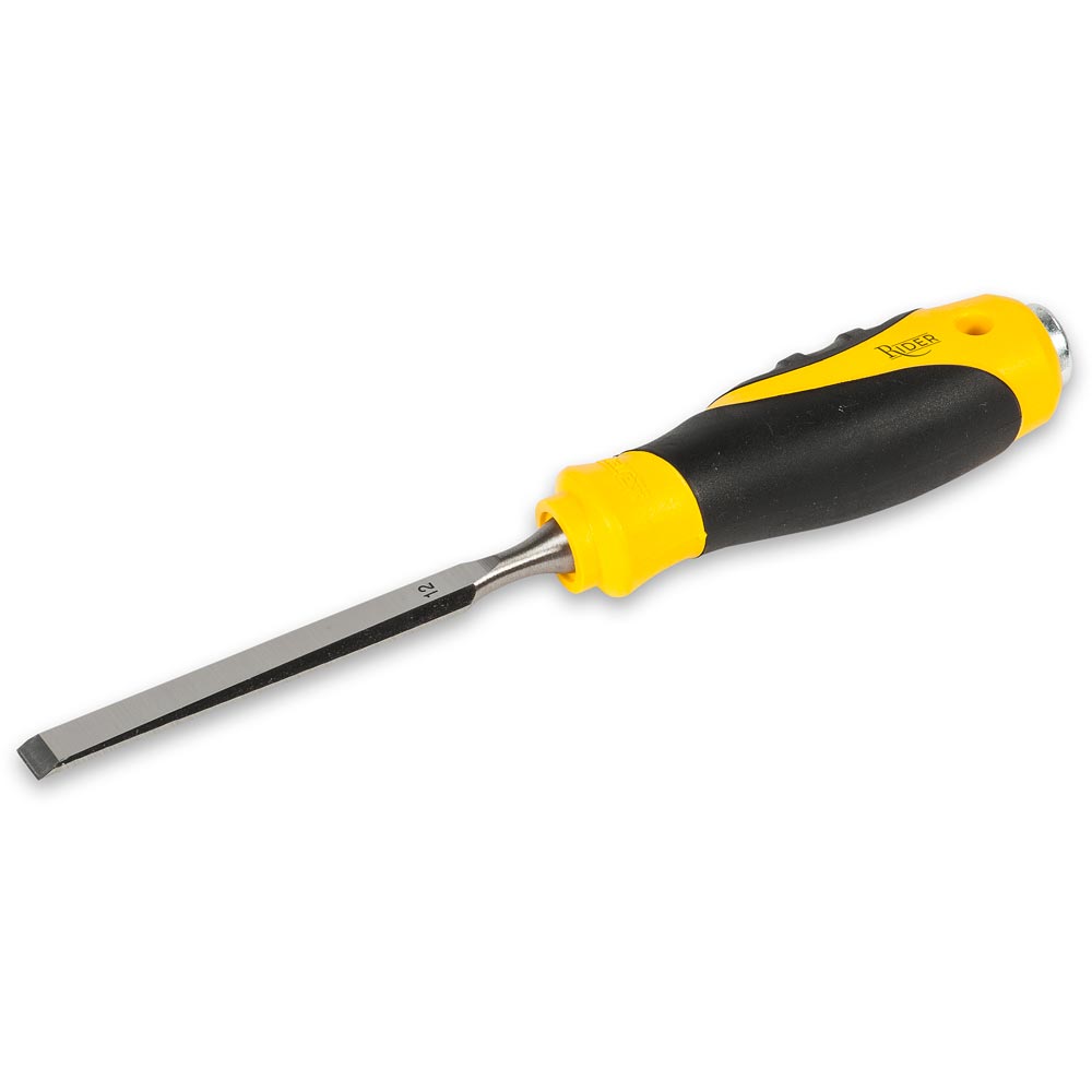 Rider Bevel Edge Chisels, Soft-Grip Handles