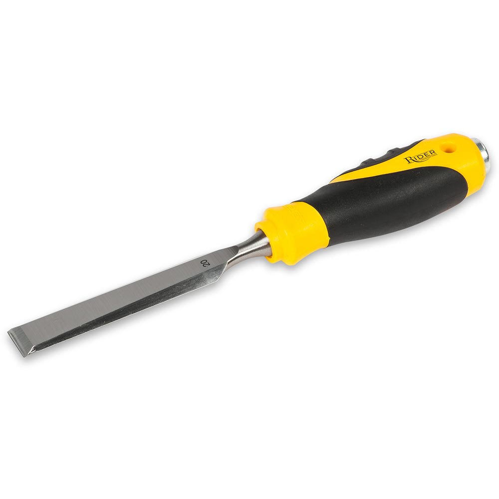 Rider Bevel Edge Chisels, Soft-Grip Handles