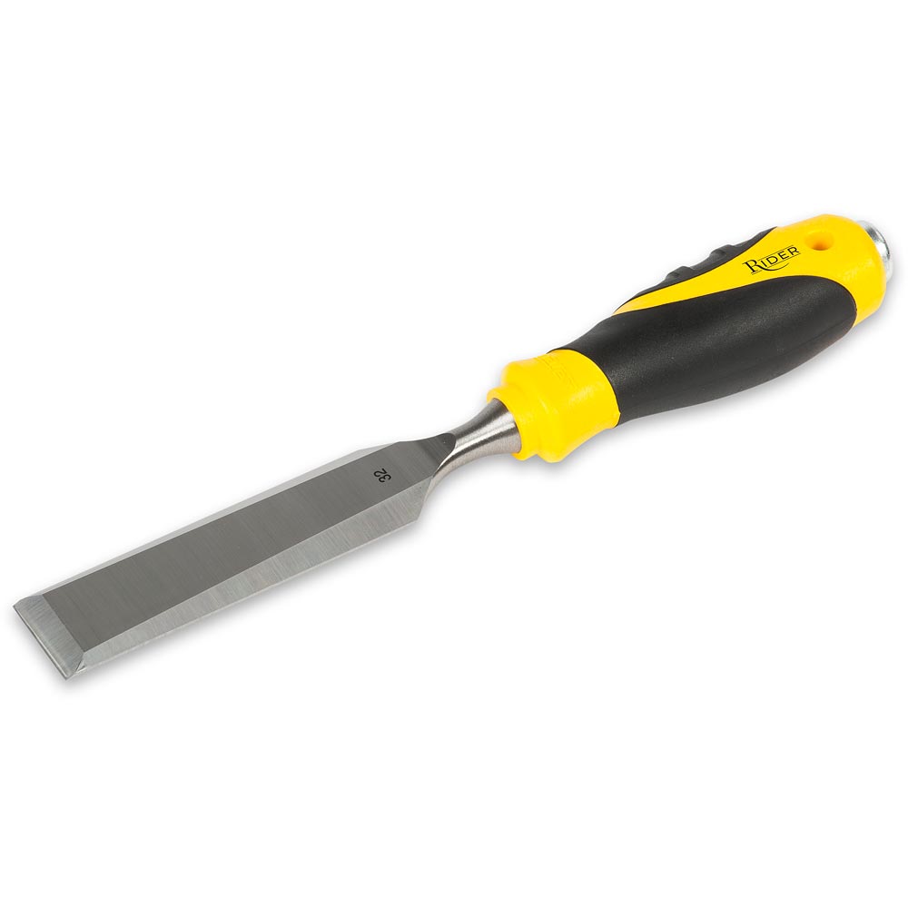 Rider Bevel Edge Chisels, Soft-Grip Handles
