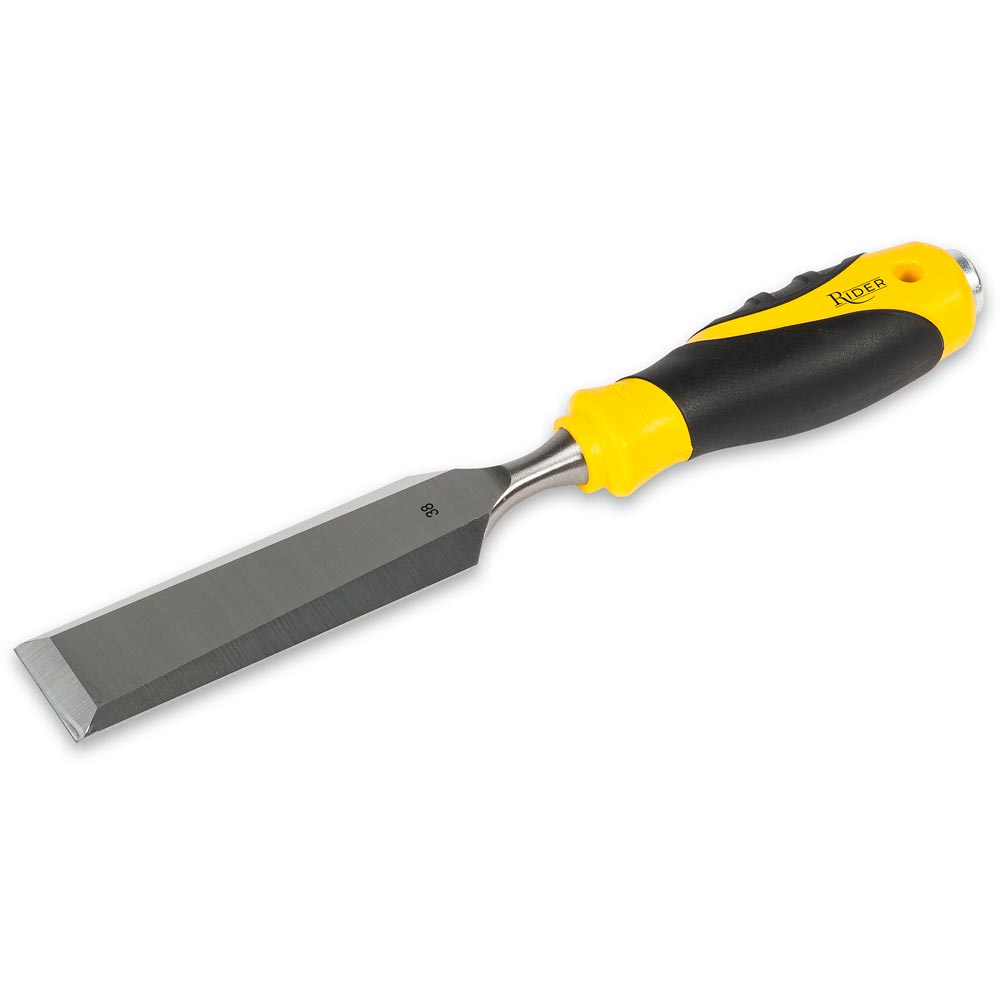 Rider Bevel Edge Chisels, Soft-Grip Handles