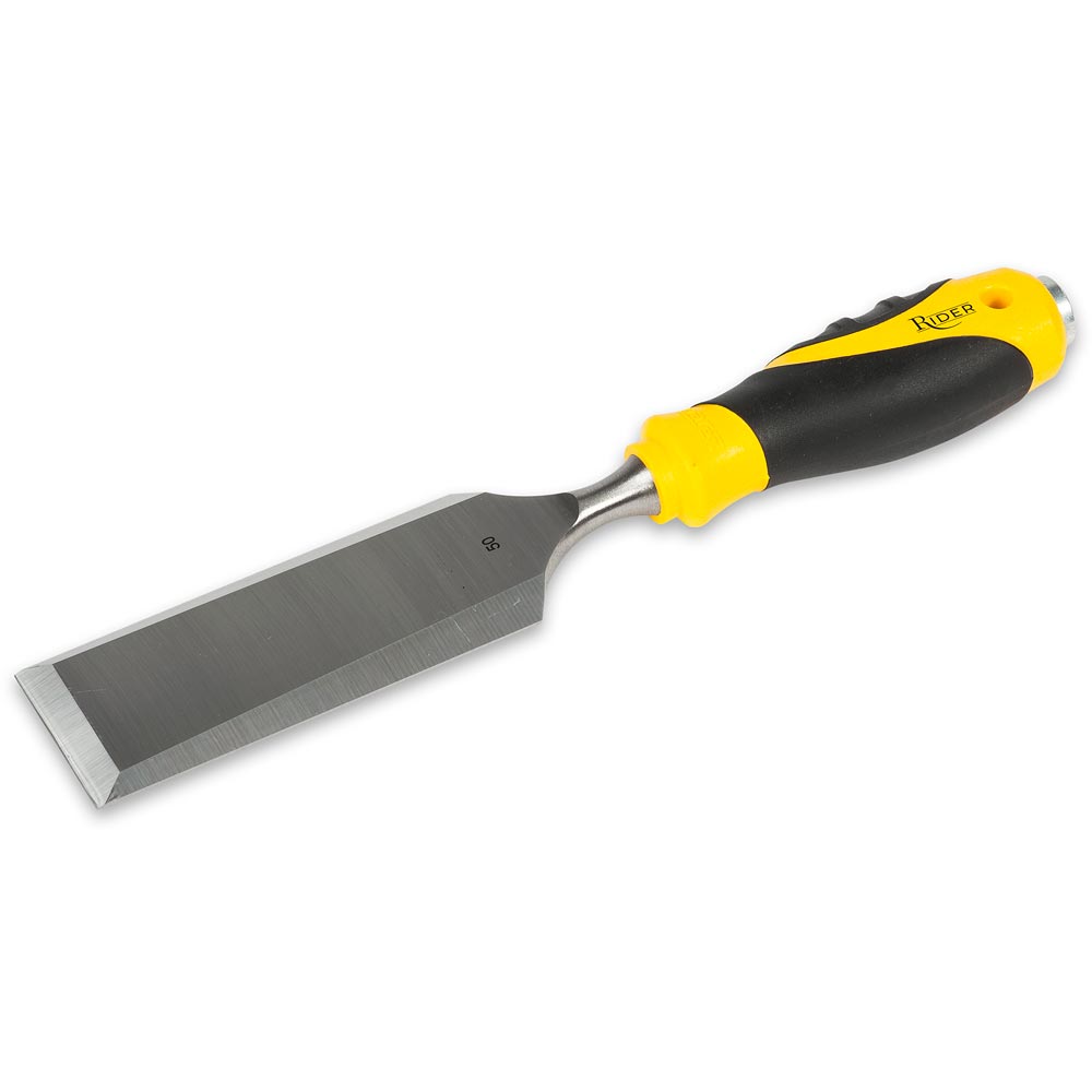 Rider Bevel Edge Chisels, Soft-Grip Handles