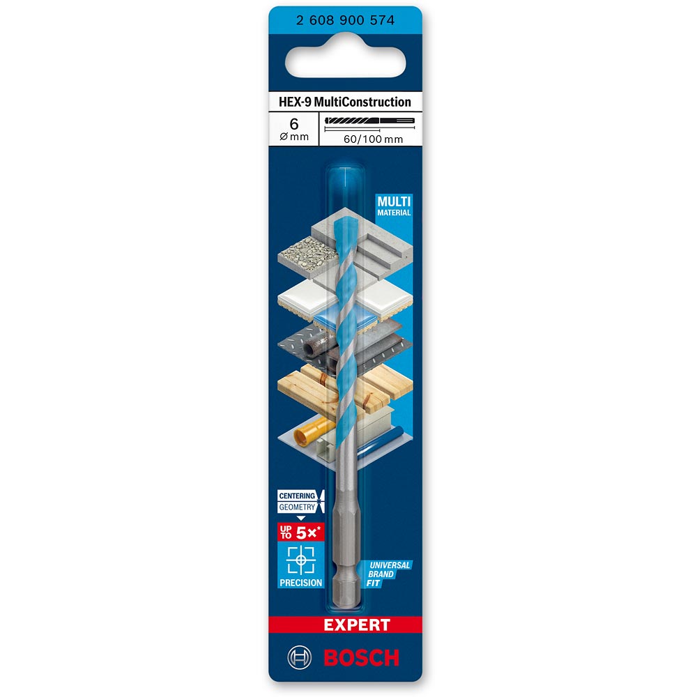 Bosch HEX-9 MCB MultiConstruction Drill Bits