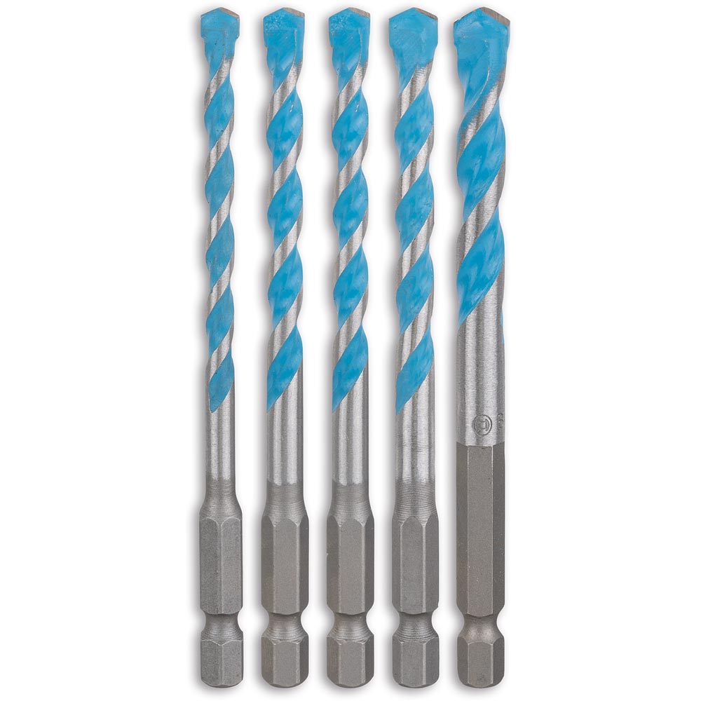 Bosch 5 Piece HEX-9 MCB MultiConstruction Drill Bit Set