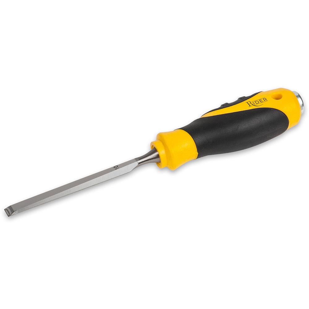 Rider Bevel Edge Chisels, Soft-Grip Handles
