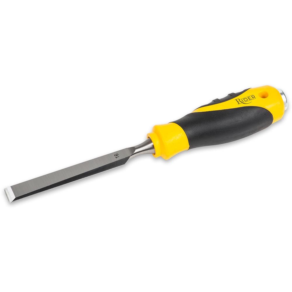 Rider Bevel Edge Chisels, Soft-Grip Handles