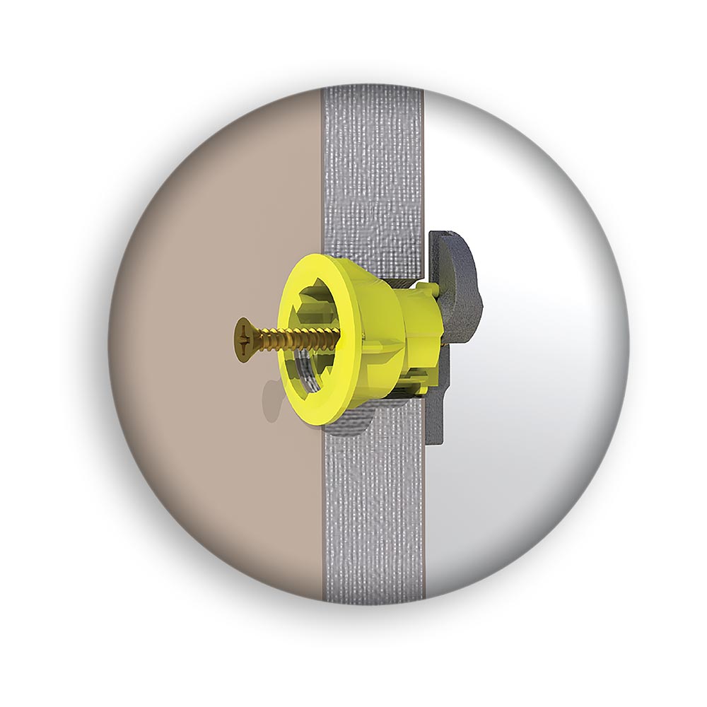 GripIt 15mm Plasterboard Fixings Yellow (Pkt 25)