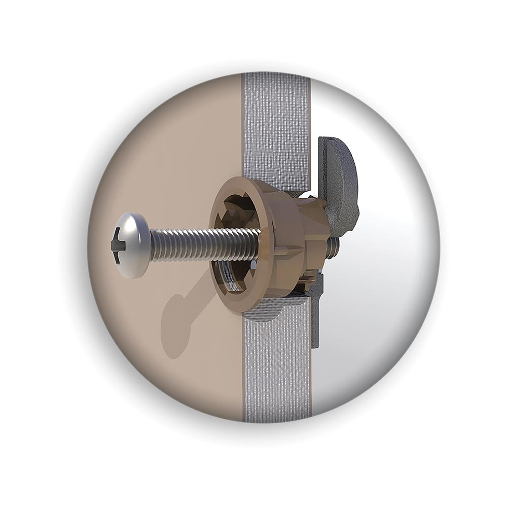 GripIt 20mm Plasterboard Fixings Brown (Pkt 25)