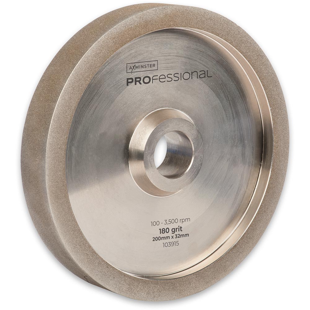 Axminster CBN Wheel 200 x 32mm - 180g