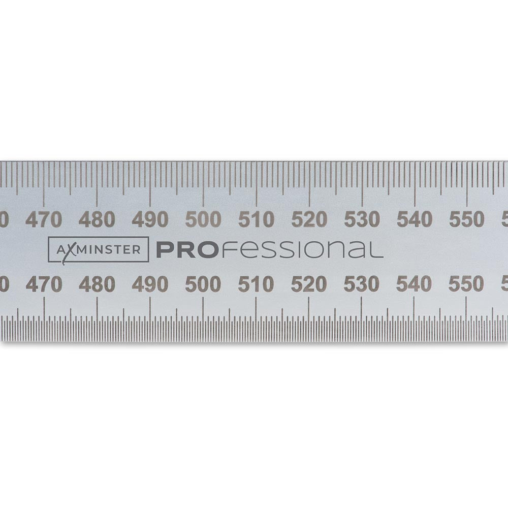 Axminster Stainless Steel Metric Rule - 1,000mm