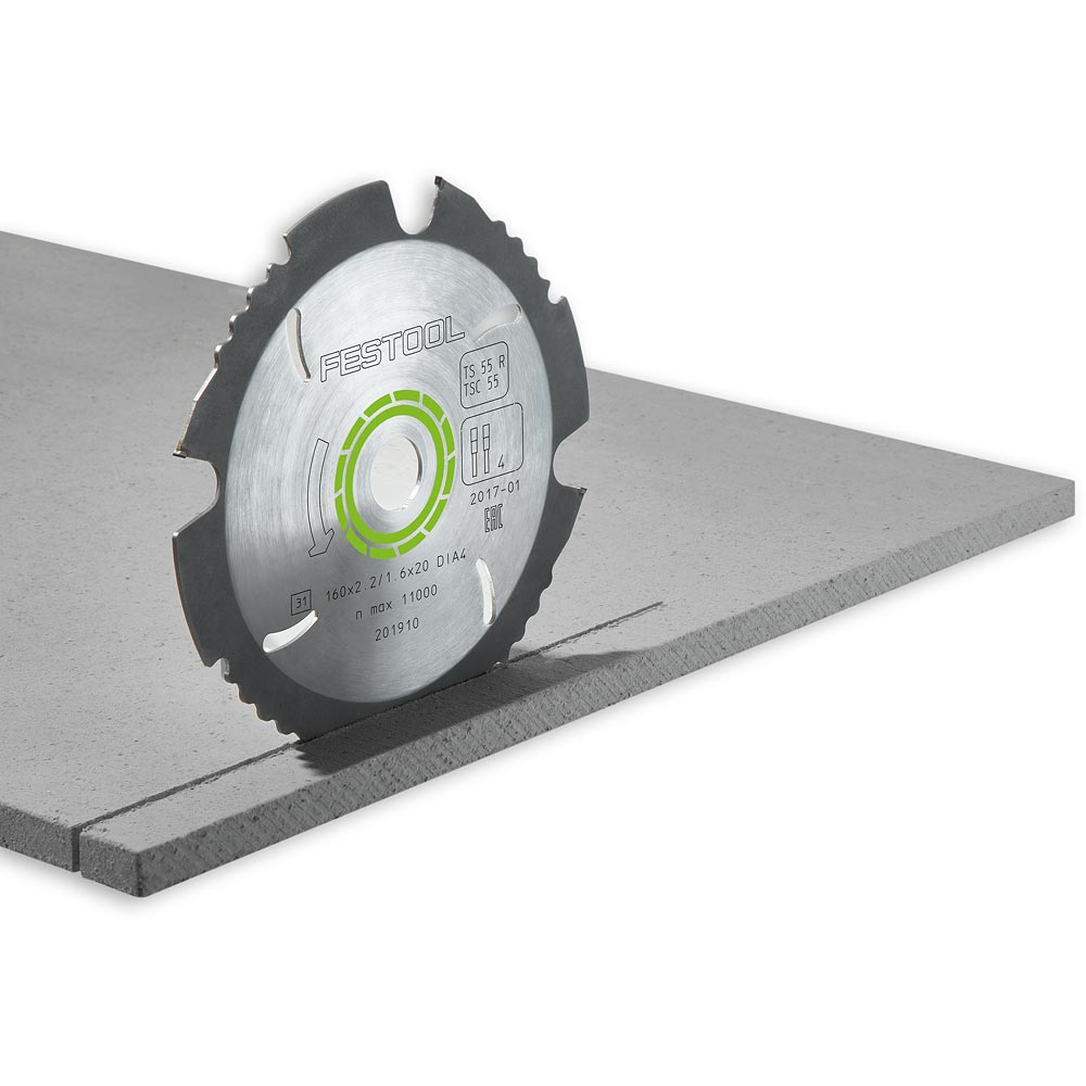 Festool Diamond Saw Blade PCD - 160mm x 2.2mm x 20mm 4T