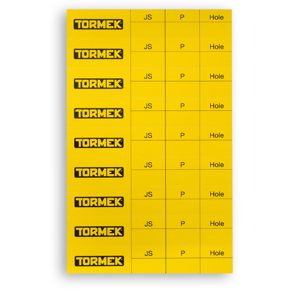 Tormek PL-01 Profile Labels