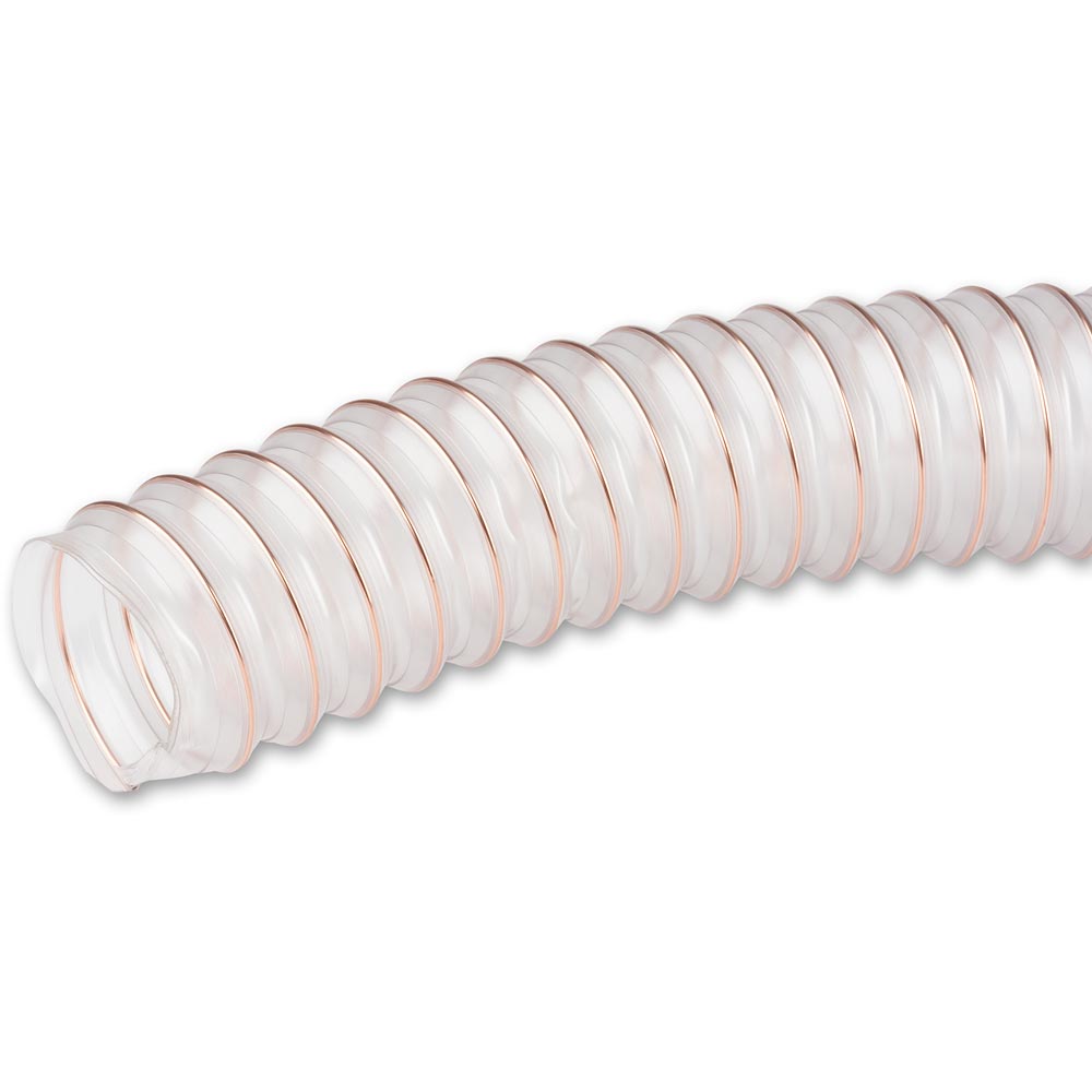 Clear Lightweight PVC Extraction Hose | Axminster Tools
