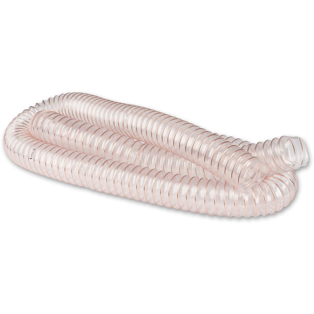 Clear Lightweight PVC Extraction Hose | Axminster Tools