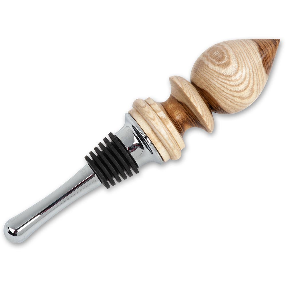 Wine Bottle Stopper Kit Teardrop - Silver
