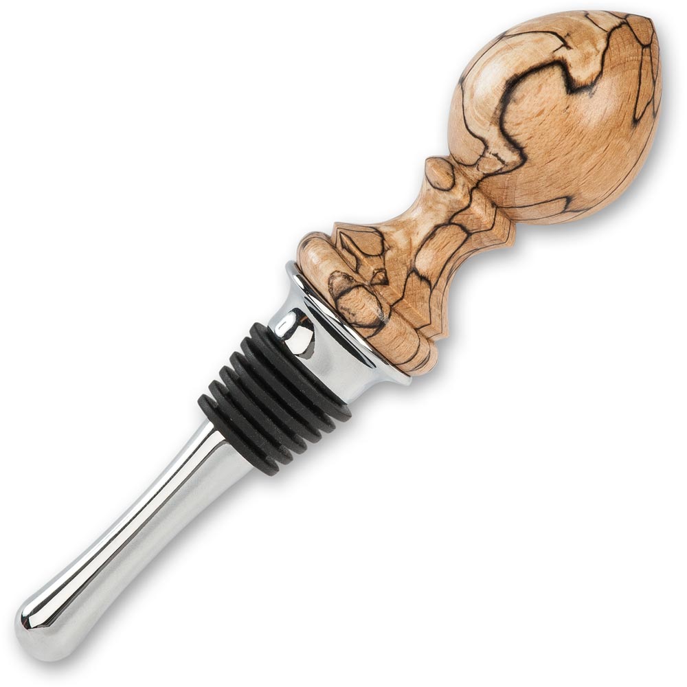 Wine Bottle Stopper Kit Teardrop - Silver