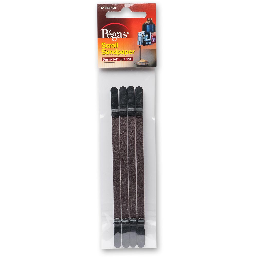 Pegas Scroll Sand Papers (Pkt 4)