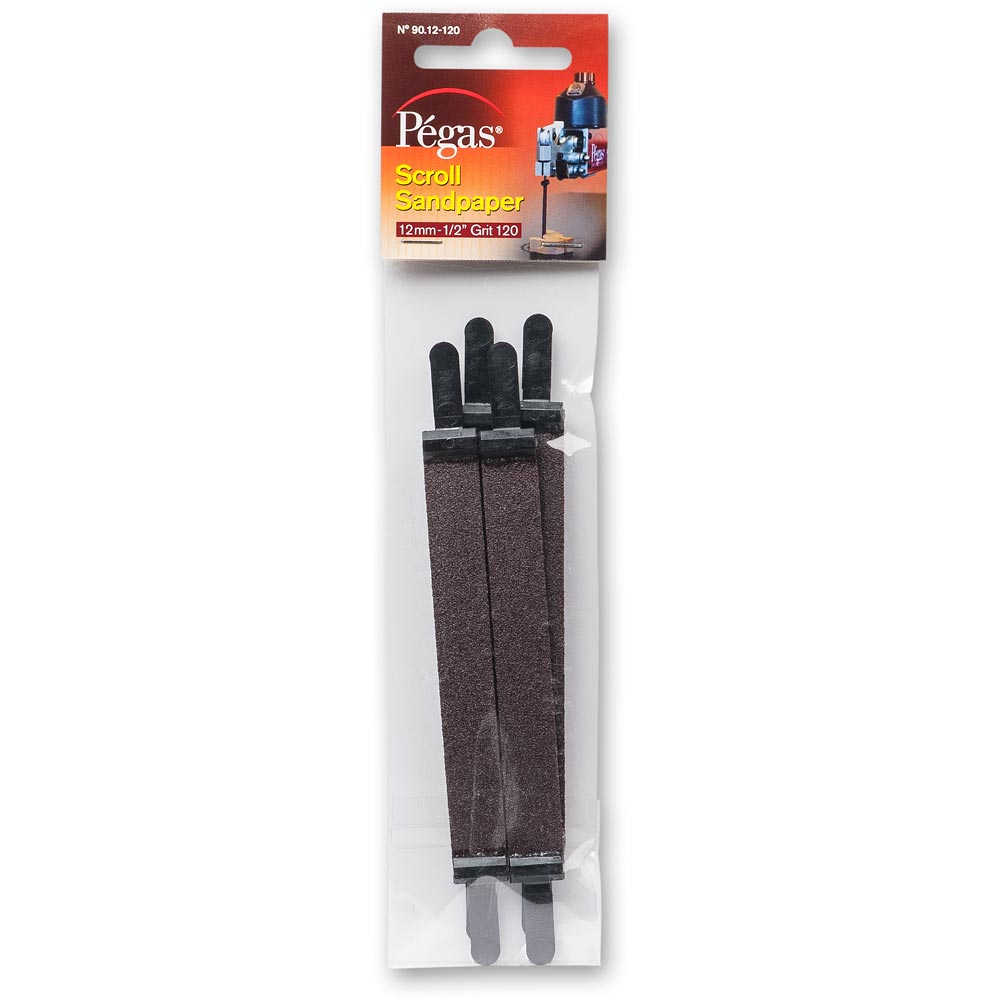 Pegas Scroll Sand Papers (Pkt 4)
