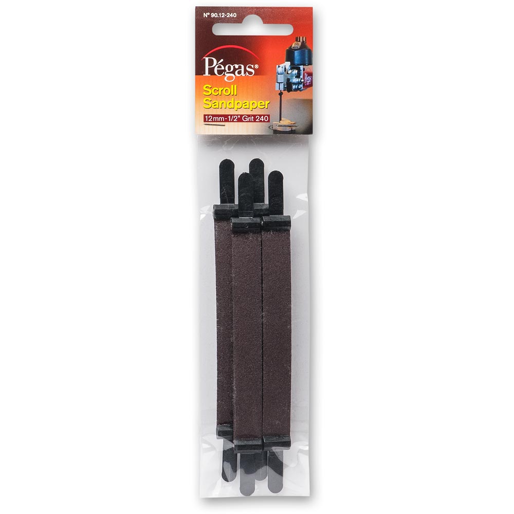 Pegas Scroll Sand Papers (Pkt 4)