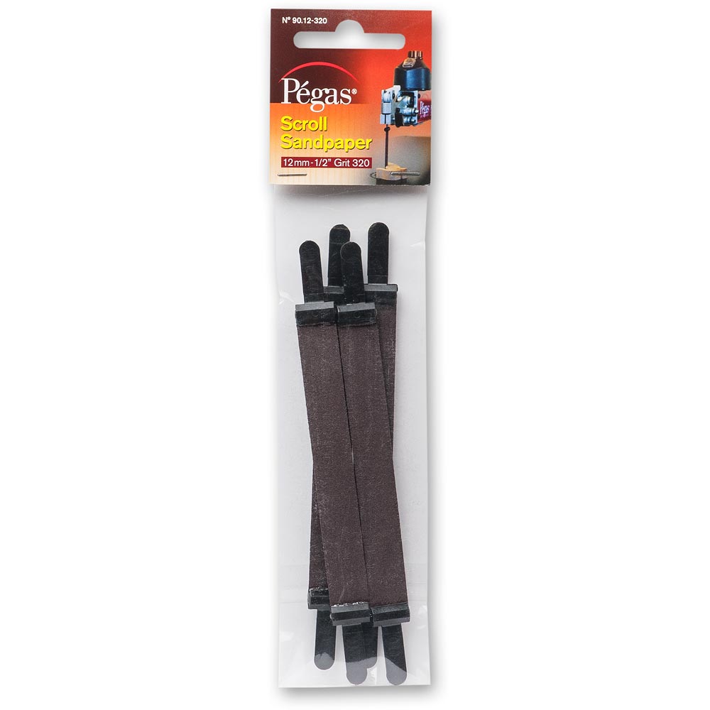 Pegas Scroll Sand Papers (Pkt 4)