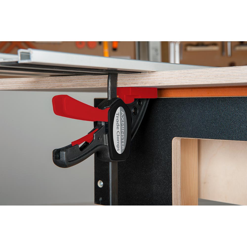 Axminster Quick Action Guide Rail Clamp - 160 x 60mm